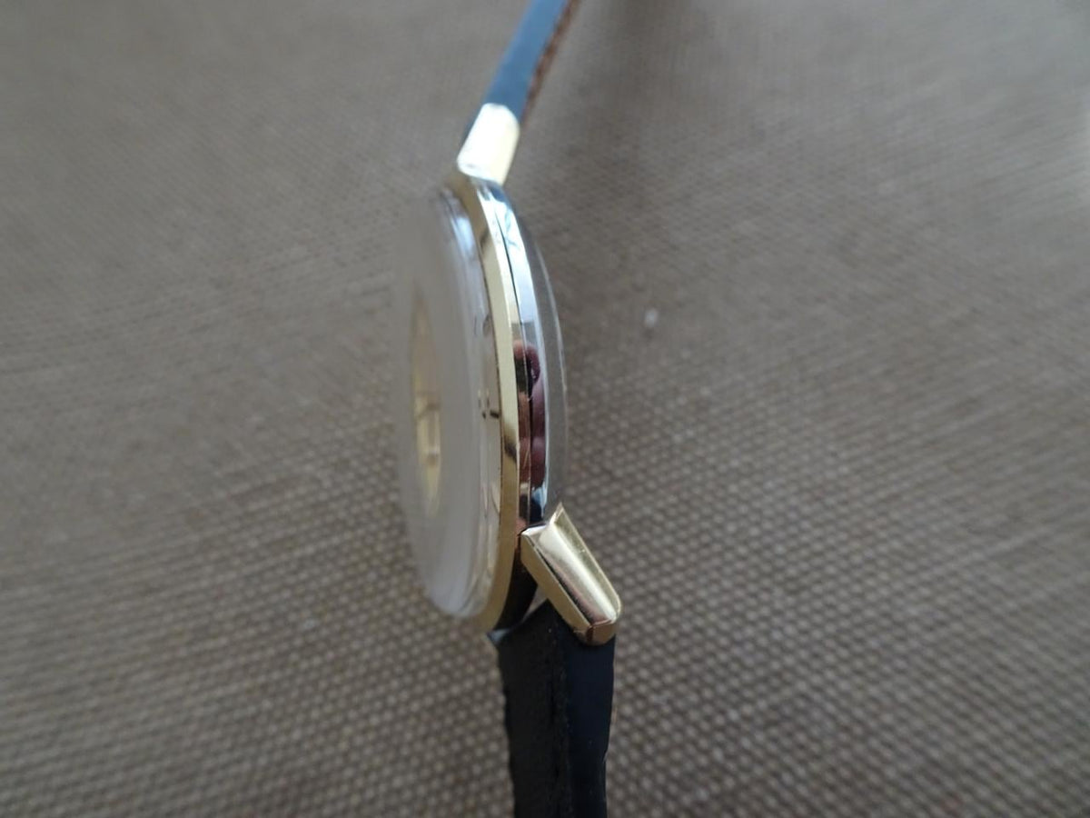 Omega Seamaster DeVille Vintage Ref. 135.020 18K Gold Onyx Dial
