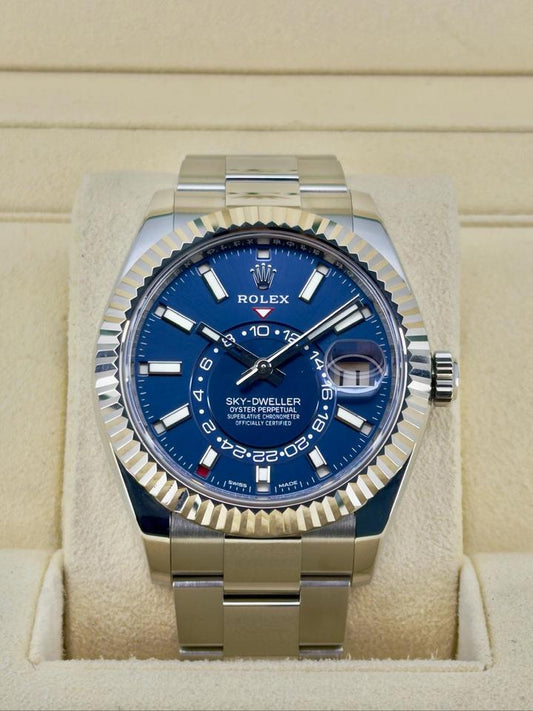 Rolex Sky-Dweller 326934 Blue Dial Oyster Bracelet