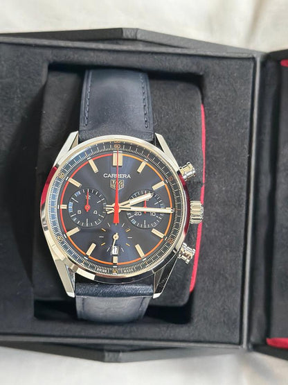 TAG Heuer Carrera Chronograph 39mm Blue Dial Stainless Steel