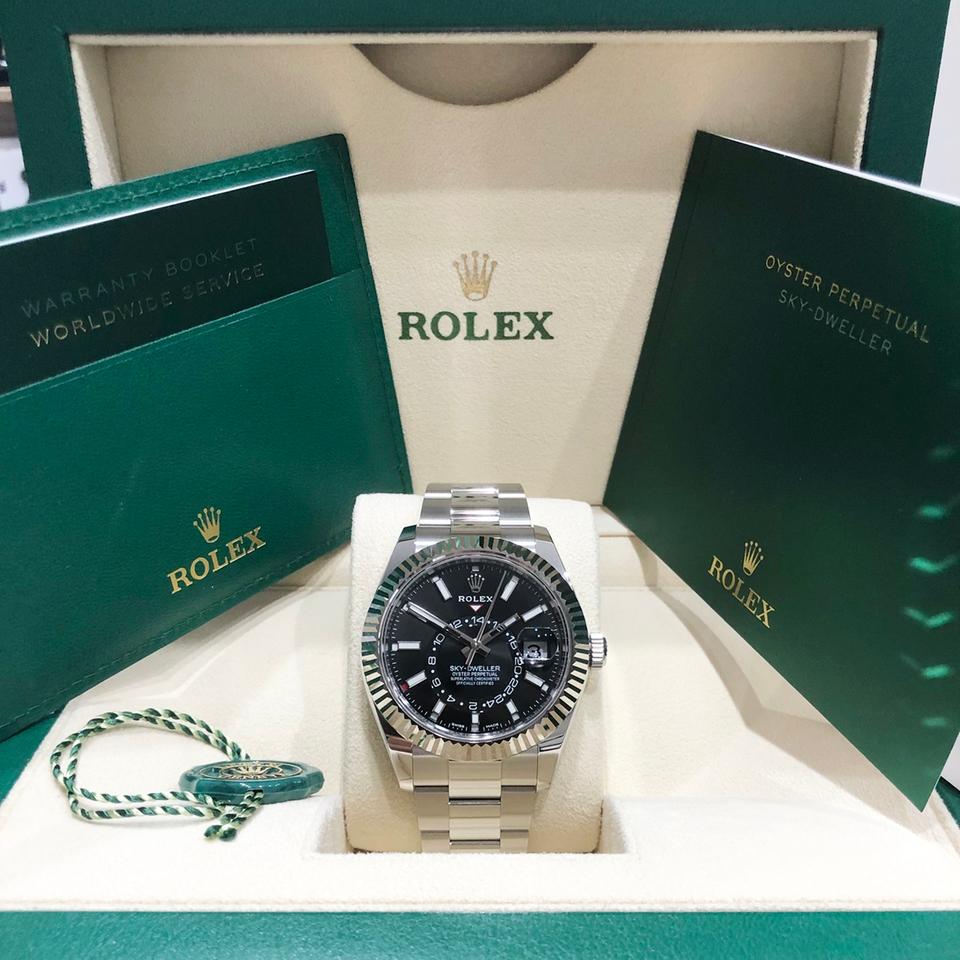 Rolex Sky-Dweller 326934 Black Dial Oyster Bracelet