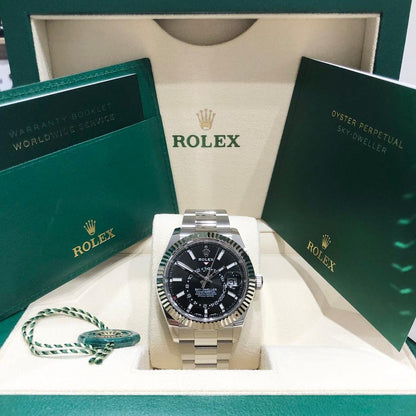 Rolex Sky-Dweller 326934 Black Dial Oyster Bracelet