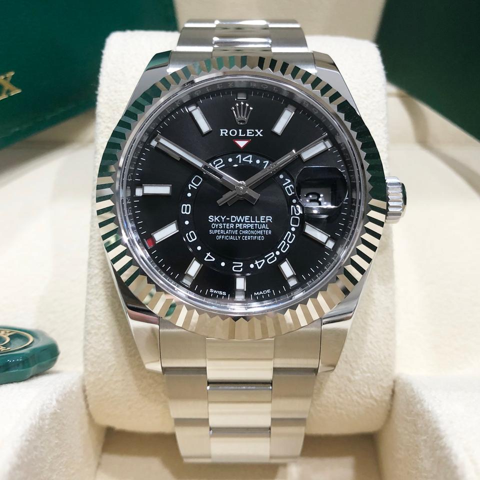 Rolex Sky-Dweller 326934 Black Dial Oyster Bracelet