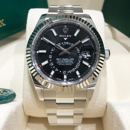 Rolex Sky-Dweller 326934 Black Dial Oyster Bracelet