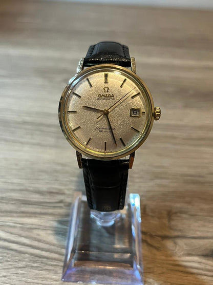 Omega Seamaster DeVille 166.020 34mm Gold & Steel Stardust Dial