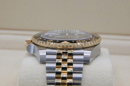 Rolex GMT-Master II 40mm Two-Tone Yellow Gold Black Dial Jubilee