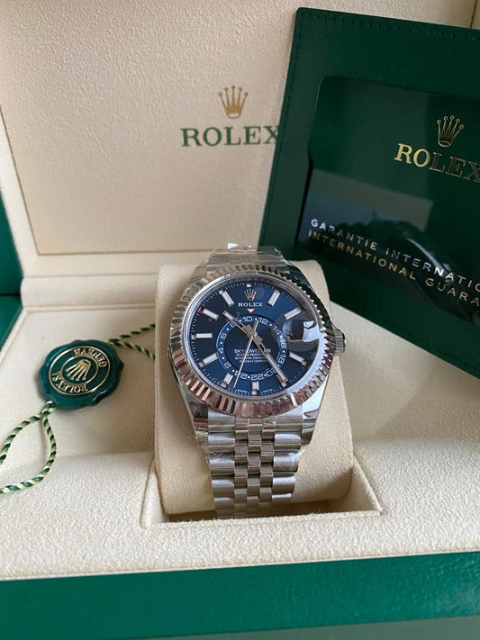 Rolex Sky-Dweller 326934 Blue Dial with Jubilee Bracelet