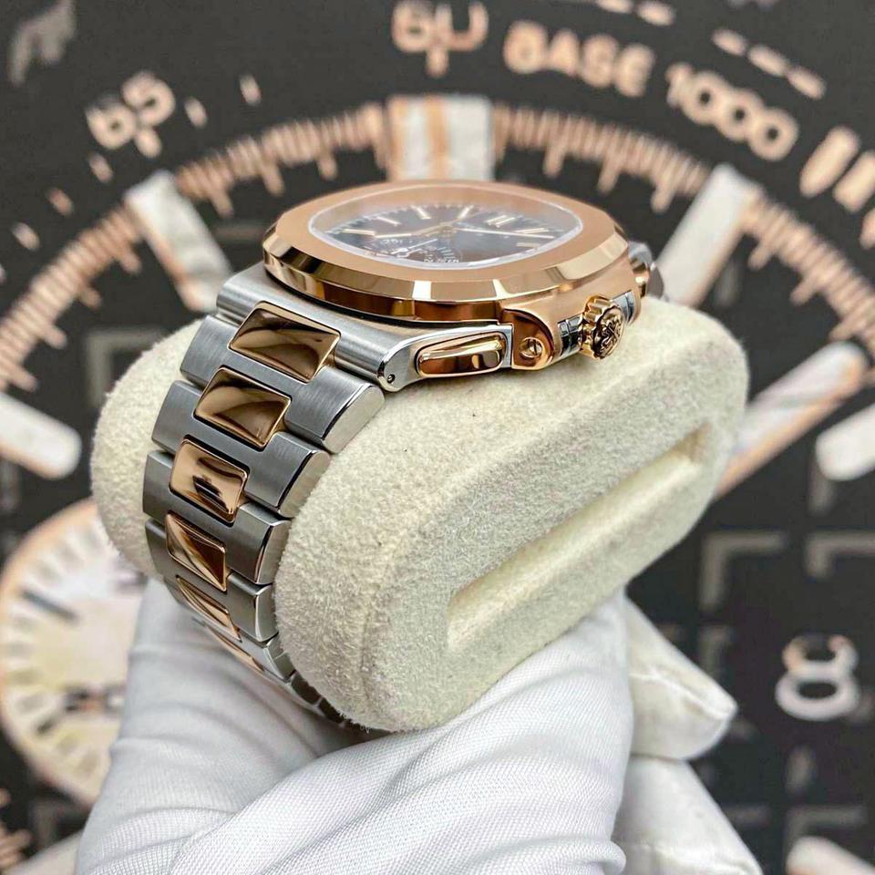Patek Philippe Nautilus Chronograph 5980/1AR 40mm Blue Dial Two-Tone