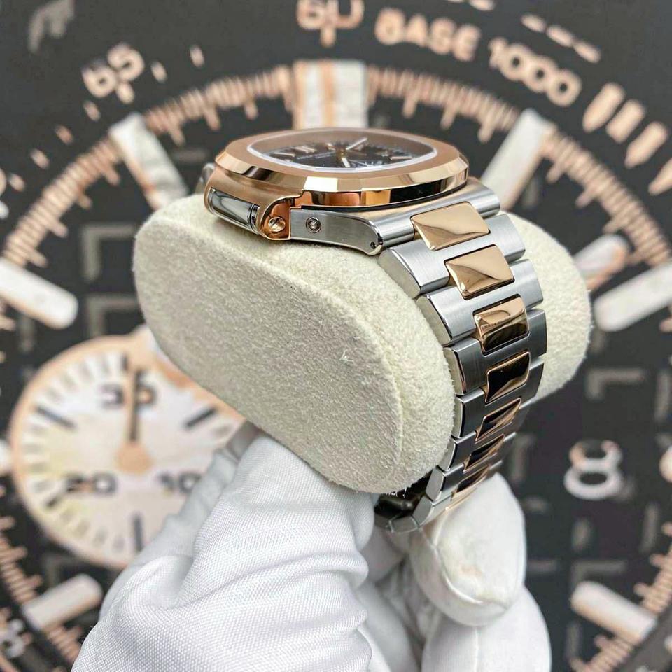 Patek Philippe Nautilus Chronograph 5980/1AR 40mm Blue Dial Two-Tone