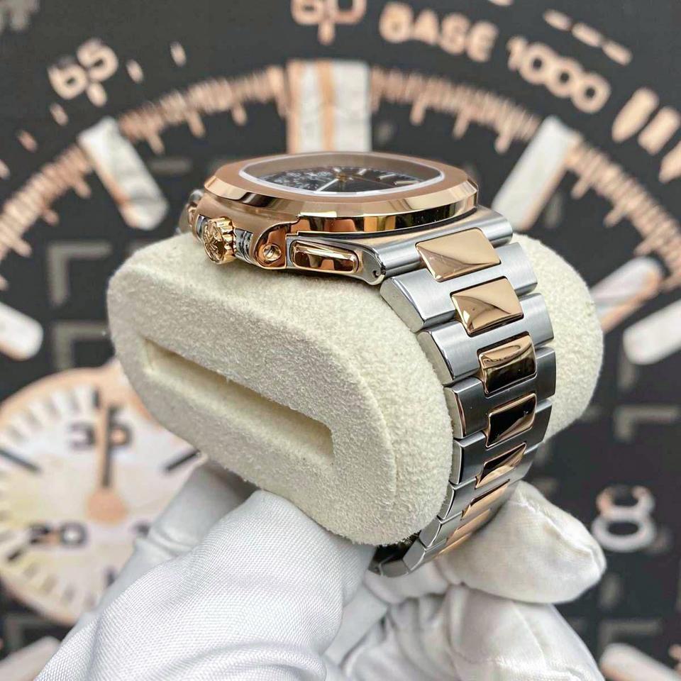 Patek Philippe Nautilus Chronograph 5980/1AR 40mm Blue Dial Two-Tone