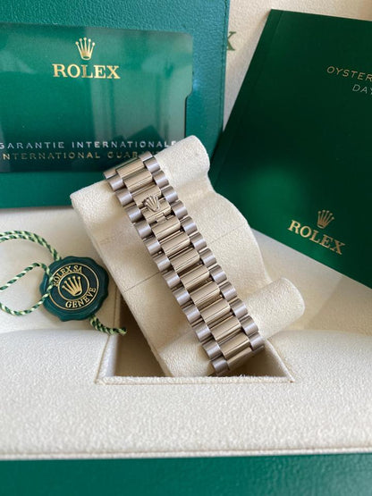 Rolex Day-Date 40 228239 18K White Gold White Roman Numeral Dial