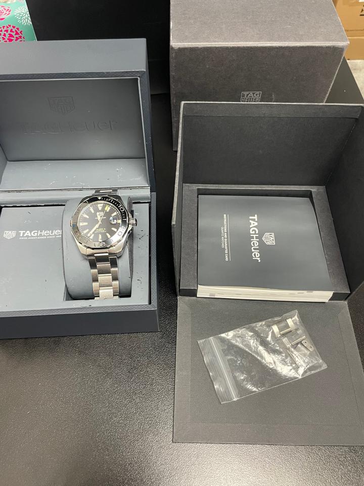 TAG Heuer Aquaracer Calibre 5 Automatic 43mm Black Dial Stainless Steel