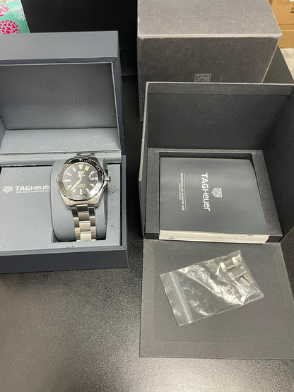 TAG Heuer Aquaracer Calibre 5 Automatic 43mm Black Dial Stainless Steel