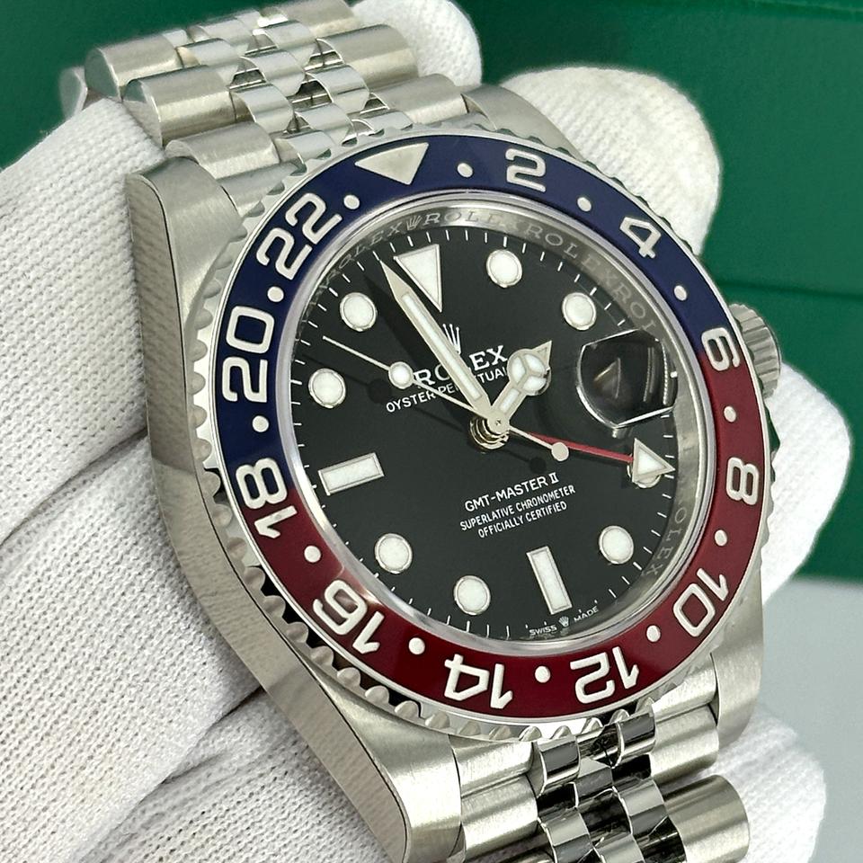 Rolex GMT-Master II 126710BLRO Pepsi Bezel Jubilee Bracelet