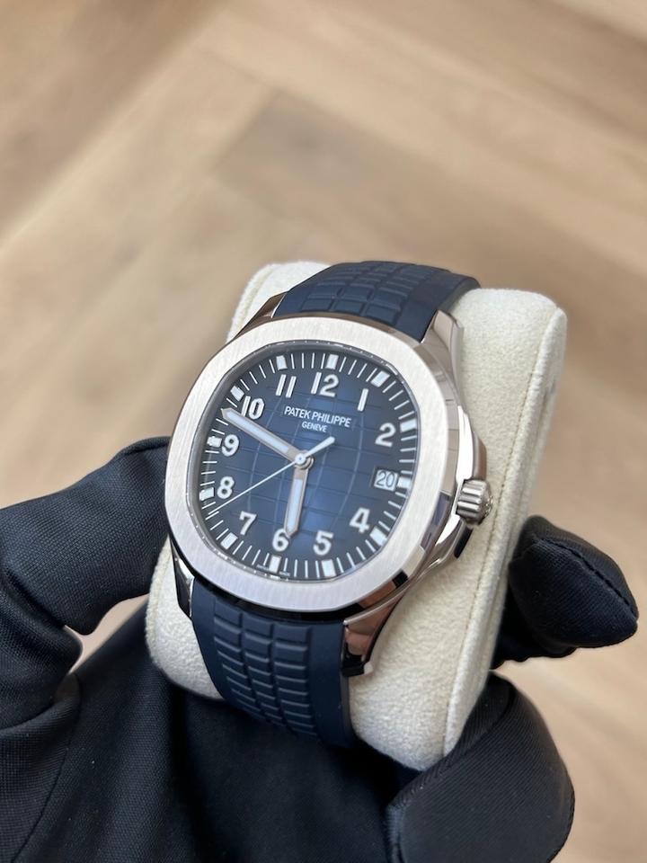 Patek Philippe Aquanaut 5168G-001 42mm White Gold Blue Dial