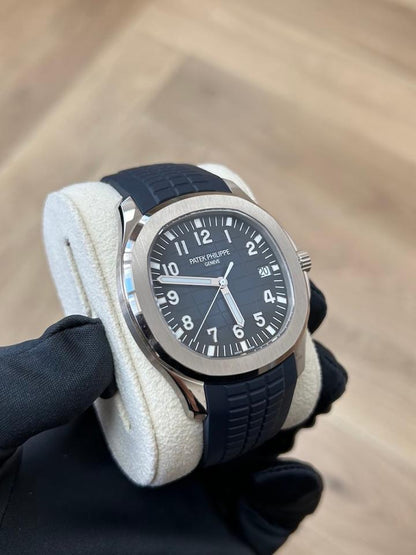 Patek Philippe Aquanaut 5168G-001 42mm White Gold Blue Dial