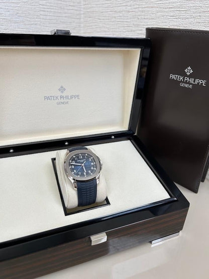 Patek Philippe Aquanaut 5168G-001 42mm White Gold Blue Dial