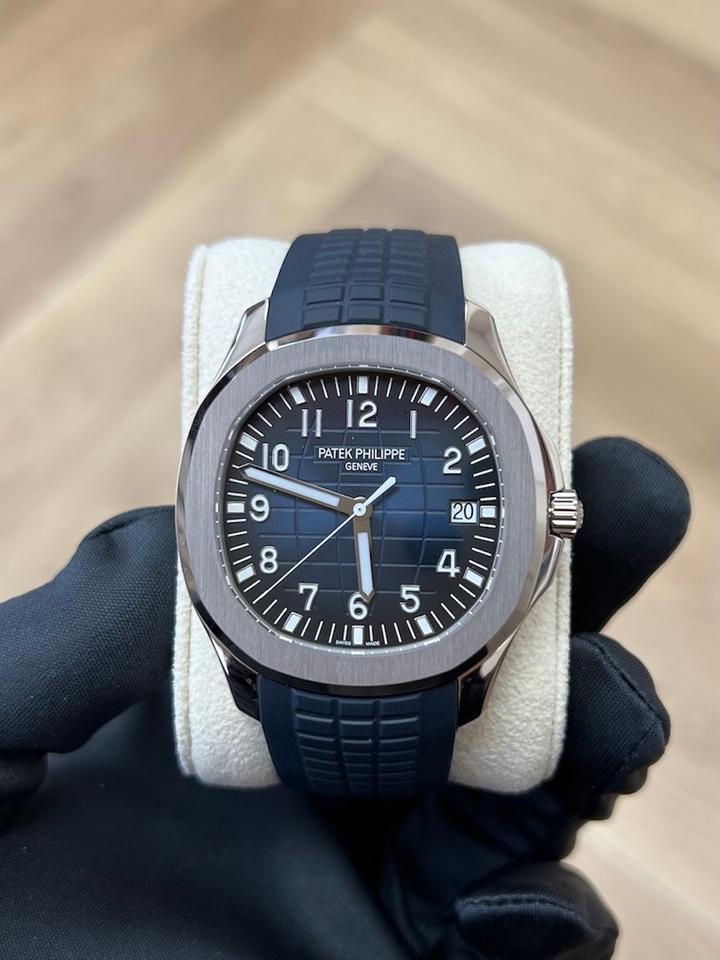 Patek Philippe Aquanaut 5168G-001 42mm White Gold Blue Dial