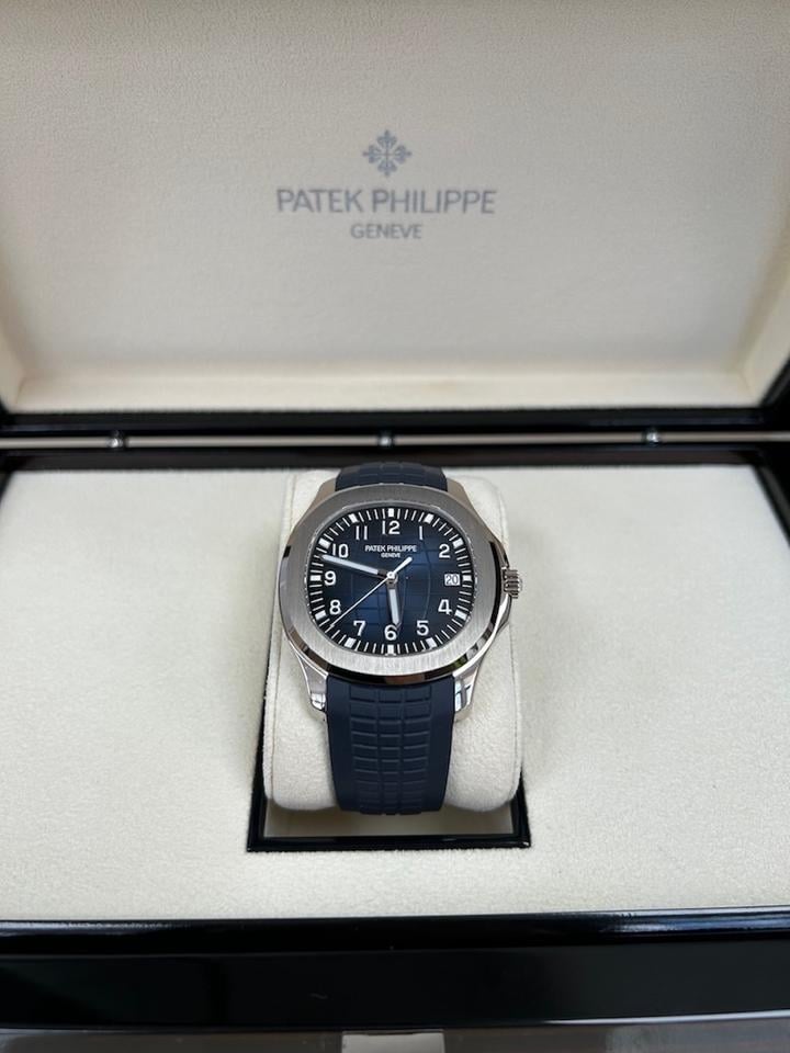 Patek Philippe Aquanaut 5168G-001 42mm White Gold Blue Dial