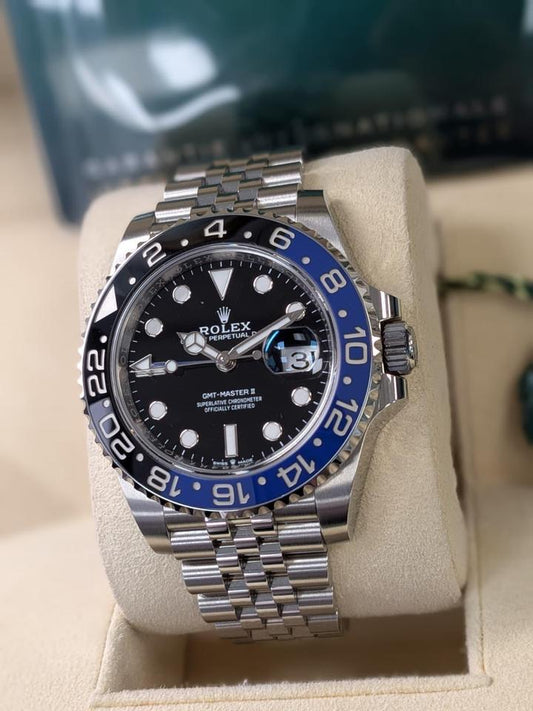 Rolex GMT-Master II 126710BLNR Black & Blue Bezel Jubilee Bracelet