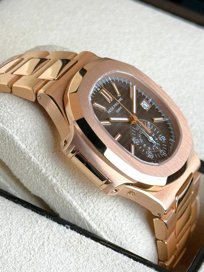 Patek Philippe Nautilus 5711/1R 18K Rose Gold Brown Dial