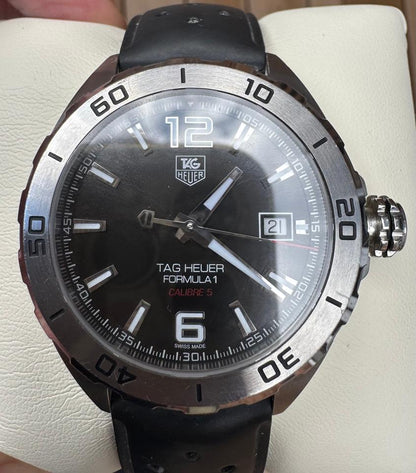TAG Heuer Formula 1 Calibre 5 Automatic 41mm Black Dial Stainless Steel