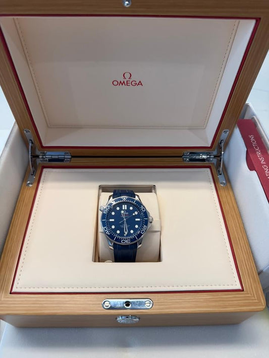 Omega Seamaster Diver 300M 42mm Stainless Steel Blue Wave Dial