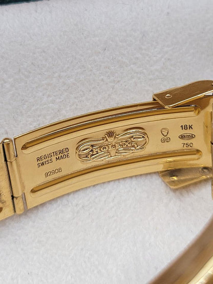 Rolex Submariner Date 16618 18K Yellow Gold Black Dial