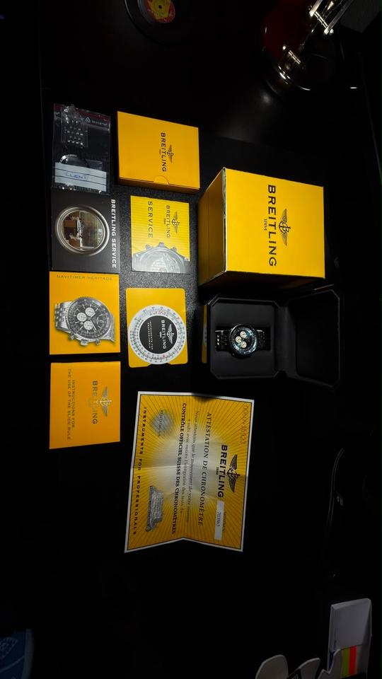 Breitling Navitimer Heritage A35350 43mm Blue Dial Stainless Steel
