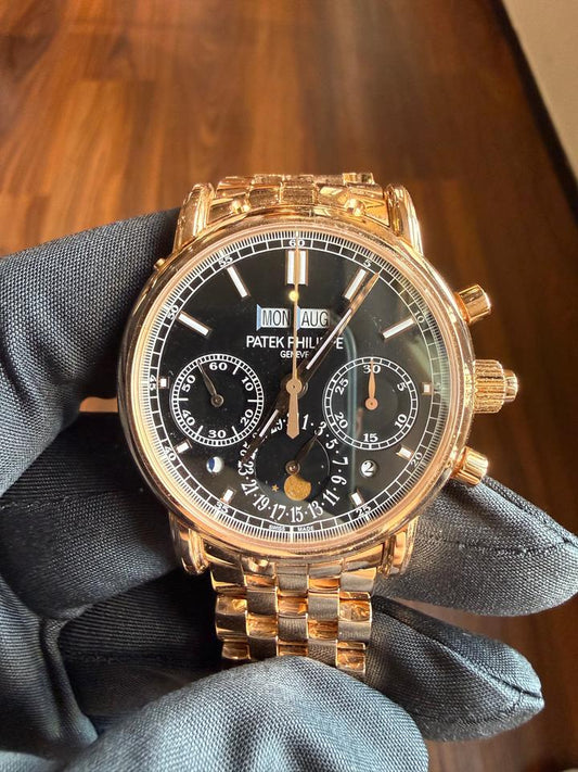 Patek Philippe Perpetual Calendar 18K White Gold Silver Dial