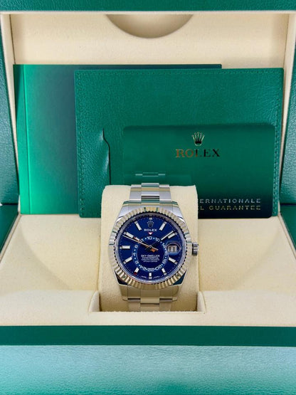 Rolex Sky-Dweller 326934 Blue Dial Oyster Bracelet