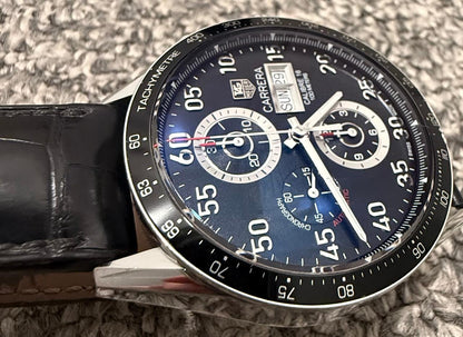 TAG Heuer Carrera Chronograph 41mm Black Dial Stainless Steel