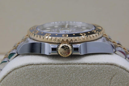 Rolex GMT-Master II 40mm Two-Tone Yellow Gold Black Dial Jubilee