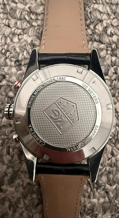 TAG Heuer Carrera Chronograph 41mm Black Dial Stainless Steel