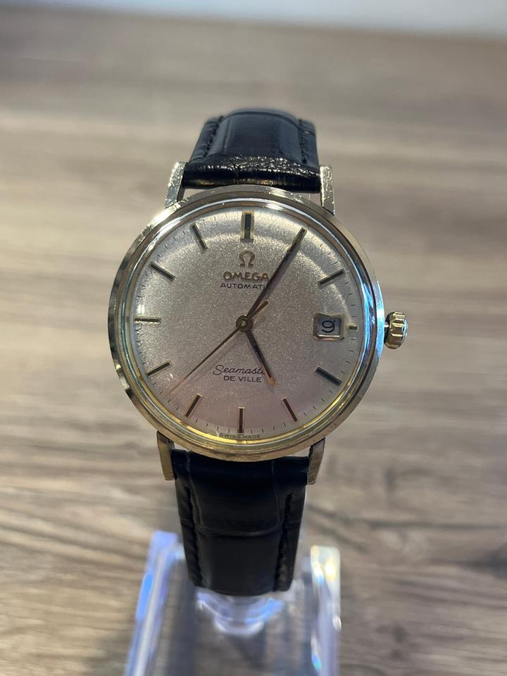 Omega Seamaster DeVille 166.020 34mm Gold & Steel Stardust Dial
