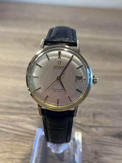 Omega Seamaster DeVille 166.020 34mm Gold & Steel Stardust Dial