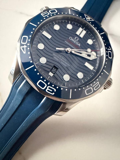 Omega Seamaster Diver 300M 42mm Stainless Steel Blue Wave Dial