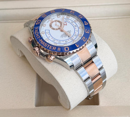 Rolex Yacht-Master II 44mm 18K Yellow Gold White Dial