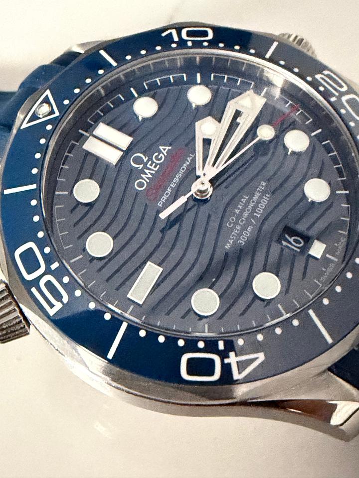 Omega Seamaster Diver 300M 42mm Stainless Steel Blue Wave Dial