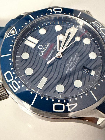 Omega Seamaster Diver 300M 42mm Stainless Steel Blue Wave Dial