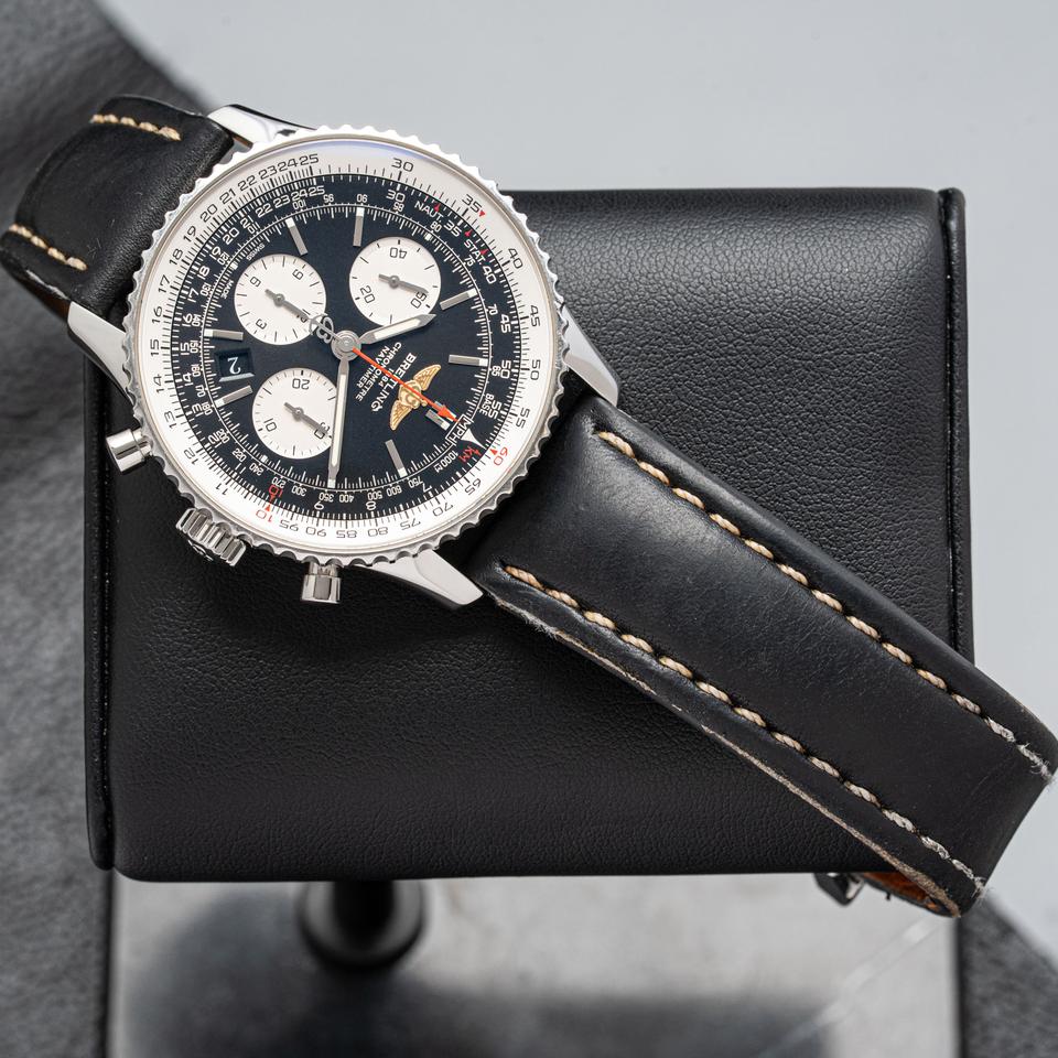 Breitling Navitimer 1 B01 Chronograph AB0120 43mm Black Dial