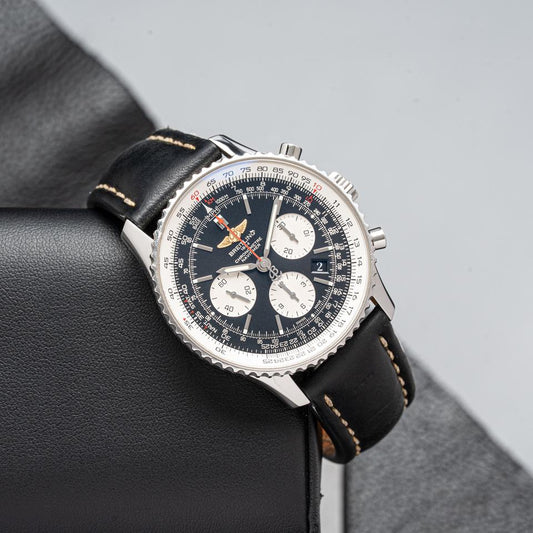 Breitling Navitimer 1 B01 Chronograph AB0120 43mm Black Dial