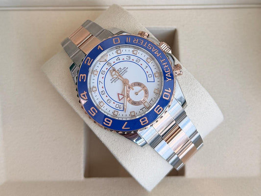 Rolex Yacht-Master II 44mm 18K Yellow Gold White Dial