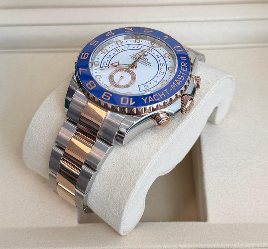 Rolex Yacht-Master II 44mm 18K Yellow Gold White Dial