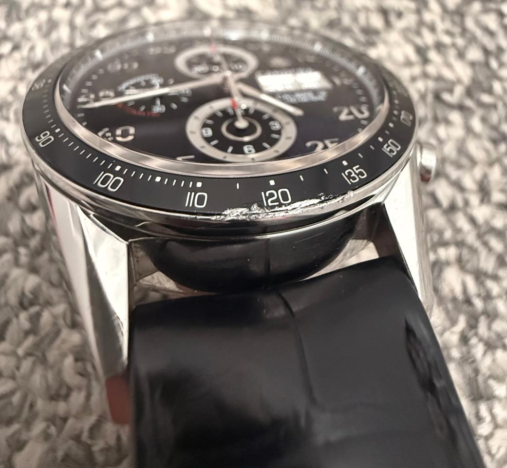TAG Heuer Carrera Chronograph 41mm Black Dial Stainless Steel