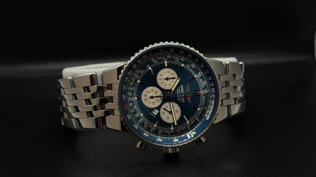 Breitling Navitimer Heritage A35350 43mm Blue Dial Stainless Steel