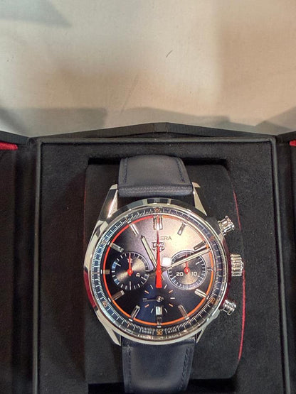 TAG Heuer Carrera Chronograph 39mm Blue Dial Stainless Steel