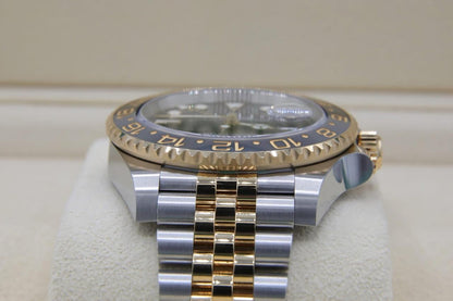 Rolex GMT-Master II 40mm Two-Tone Yellow Gold Black Dial Jubilee