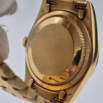 Rolex Day-Date 36 18K Yellow Gold Champagne Diamond Dial