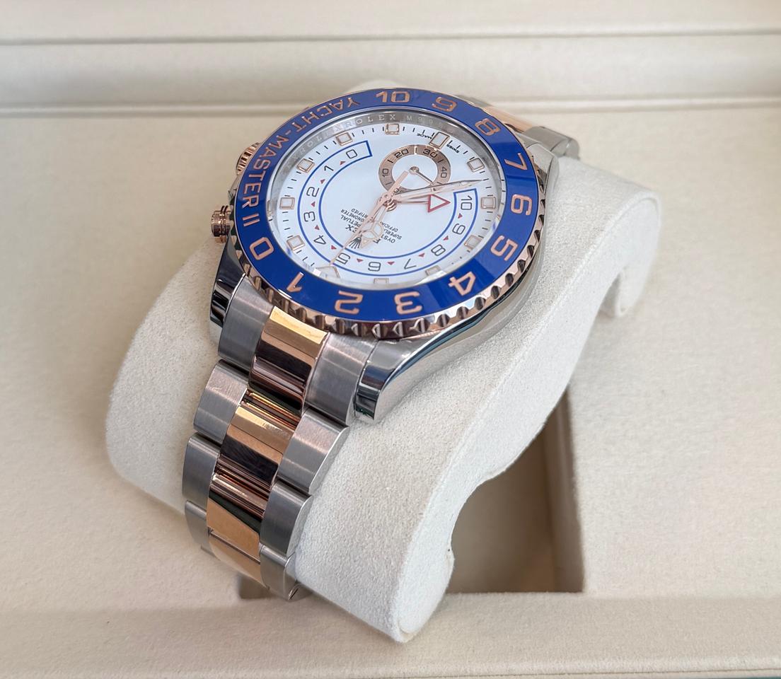 Rolex Yacht-Master II 44mm 18K Yellow Gold White Dial