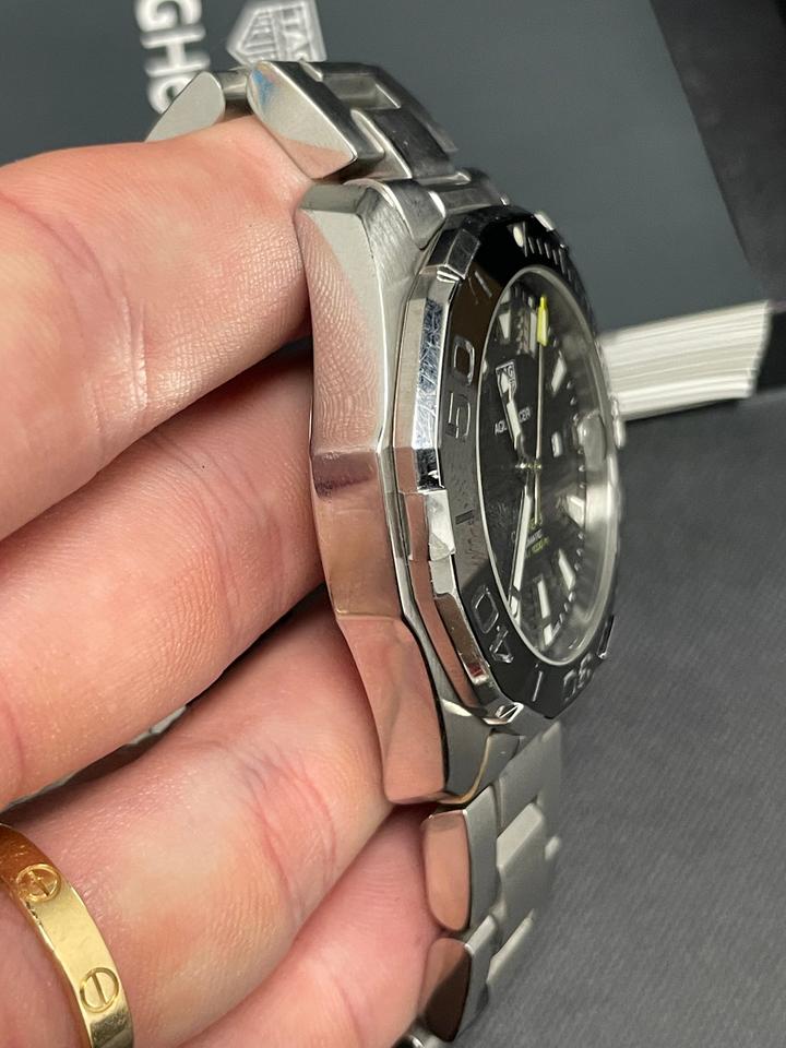 TAG Heuer Aquaracer Calibre 5 Automatic 43mm Black Dial Stainless Steel